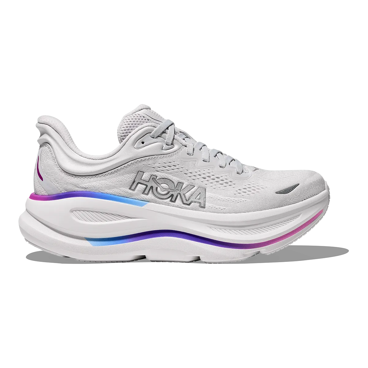 Hoka Bondi 9 Cosmic Grey - White