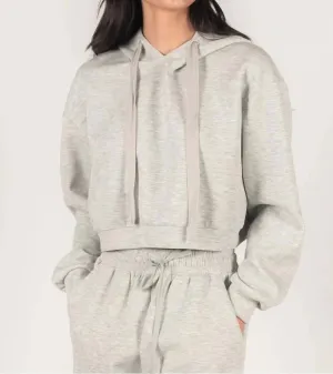 In Your Eyes Again Hoodie In Heather Grey