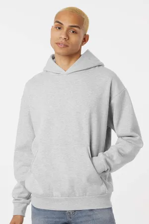 Independent Trading Company Mens Avenue Hooded Sweatshirt Hoodie w/ Pouch Pocket - Heather Grey