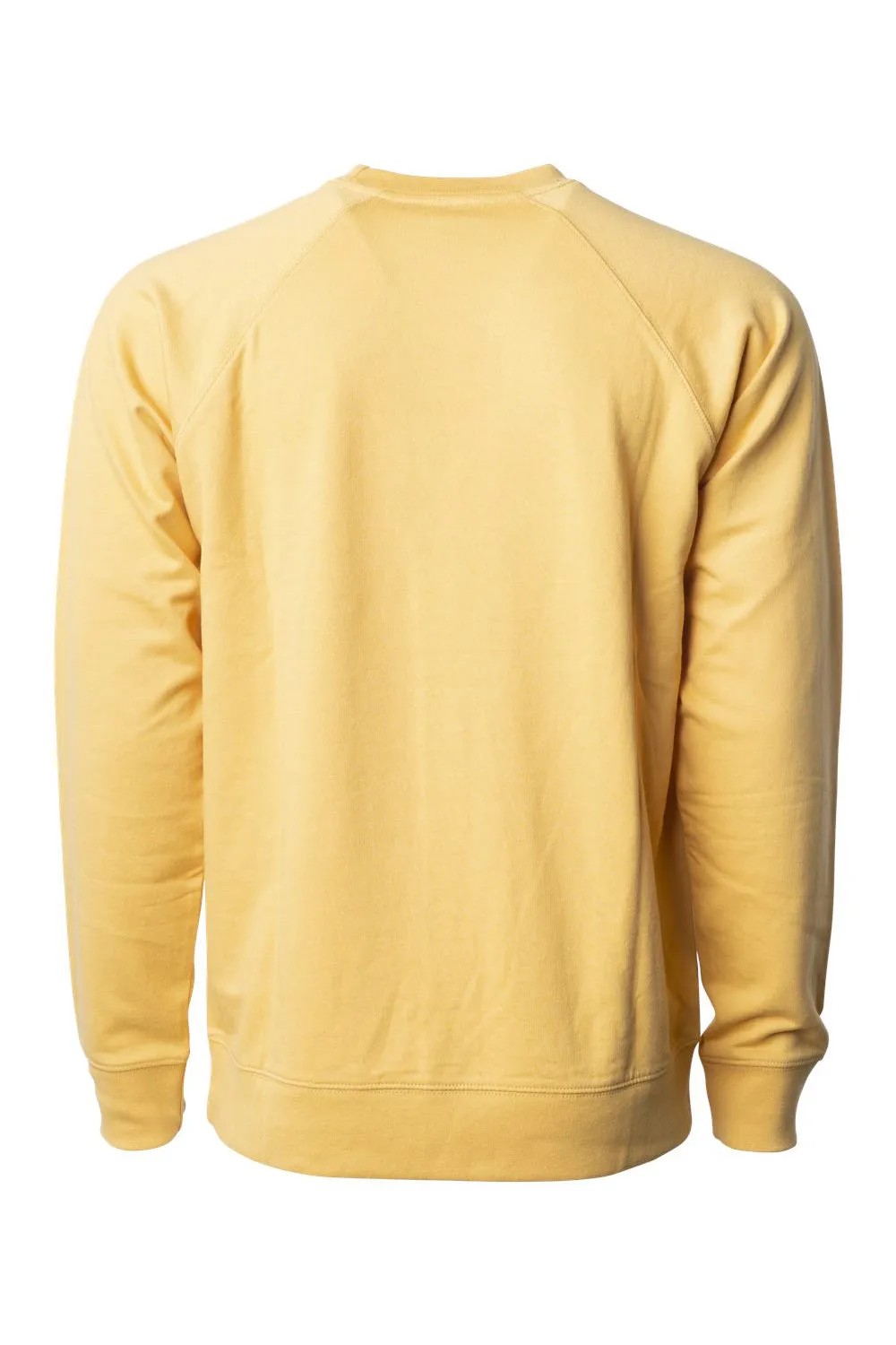 Independent Trading Company Mens Icon Loopback Terry Crewneck Sweatshirt - Harvest Gold