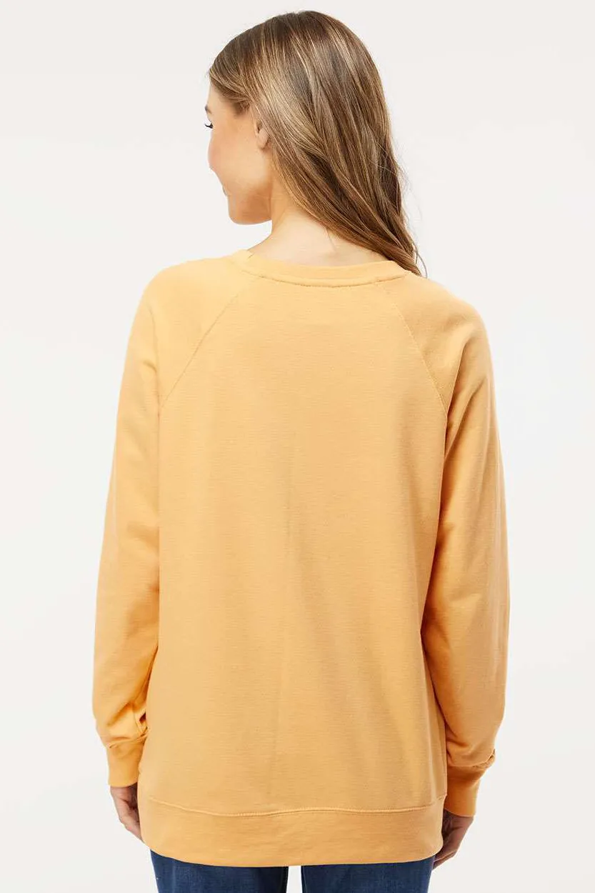 Independent Trading Company Mens Icon Loopback Terry Crewneck Sweatshirt - Harvest Gold