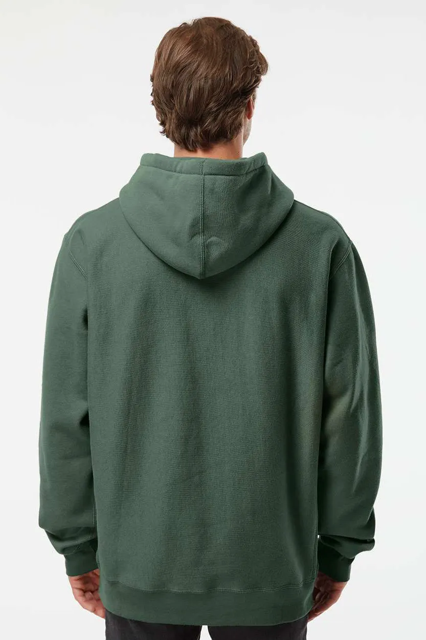Independent Trading Company Mens Legend Hooded Sweatshirt Hoodie w/ Pouch Pocket - Alpine Green