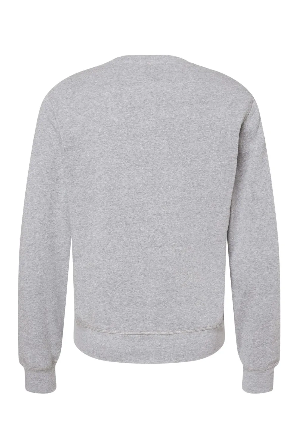 J America Mens Crewneck Sweatshirt - Grey Triblend