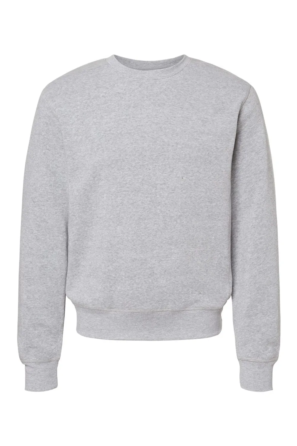 J America Mens Crewneck Sweatshirt - Grey Triblend