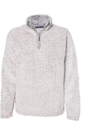 J. America Womens Epic Sherpa Quarter-Zip Pullover