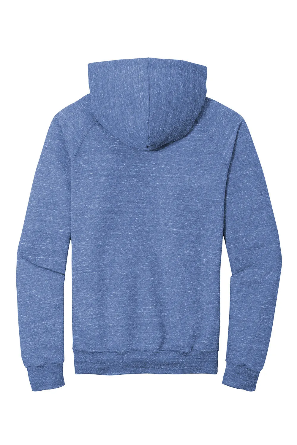 Jerzees Mens Vintage Snow French Terry Hooded Sweatshirt Hoodie w/ Pouch Pocket - Heather Royal Blue