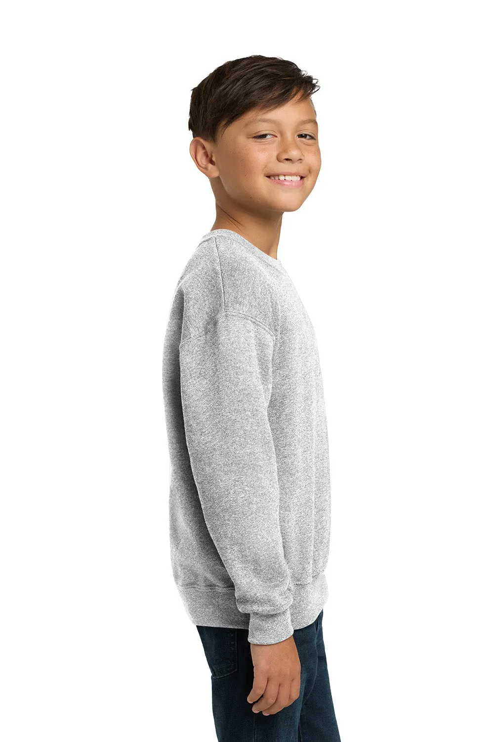 Jerzees Youth NuBlend Fleece Crewneck Sweatshirt - Ash Grey