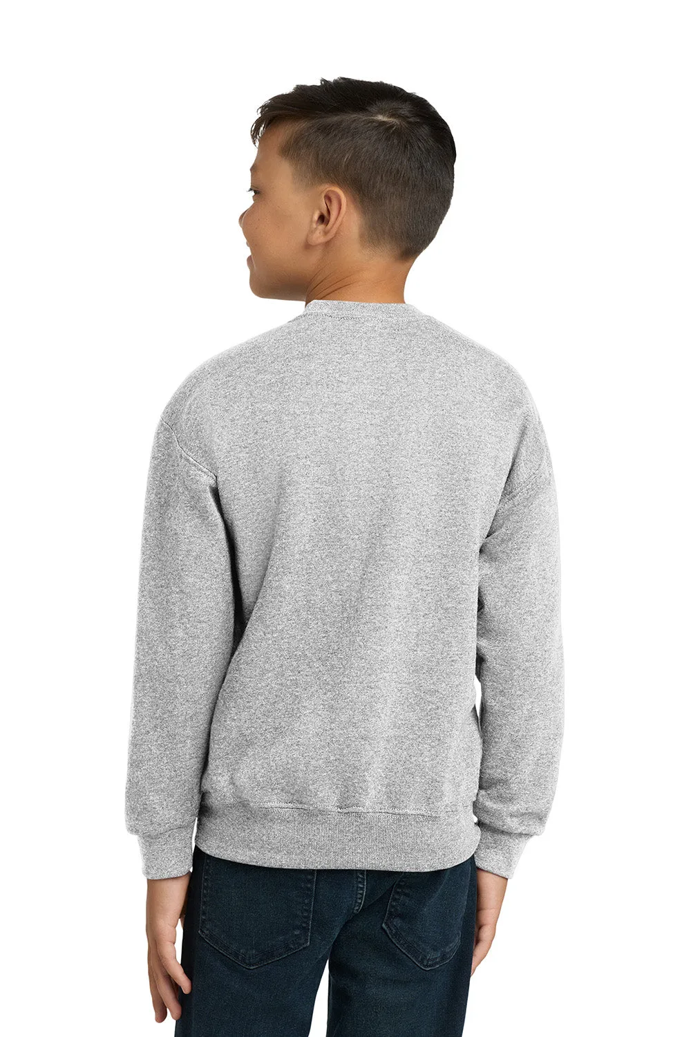Jerzees Youth NuBlend Fleece Crewneck Sweatshirt - Ash Grey