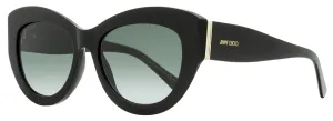 Jimmy Choo Sunglasses Jimmy Choo Cat Eye Sunglasses Xena 8079O Black 54mm