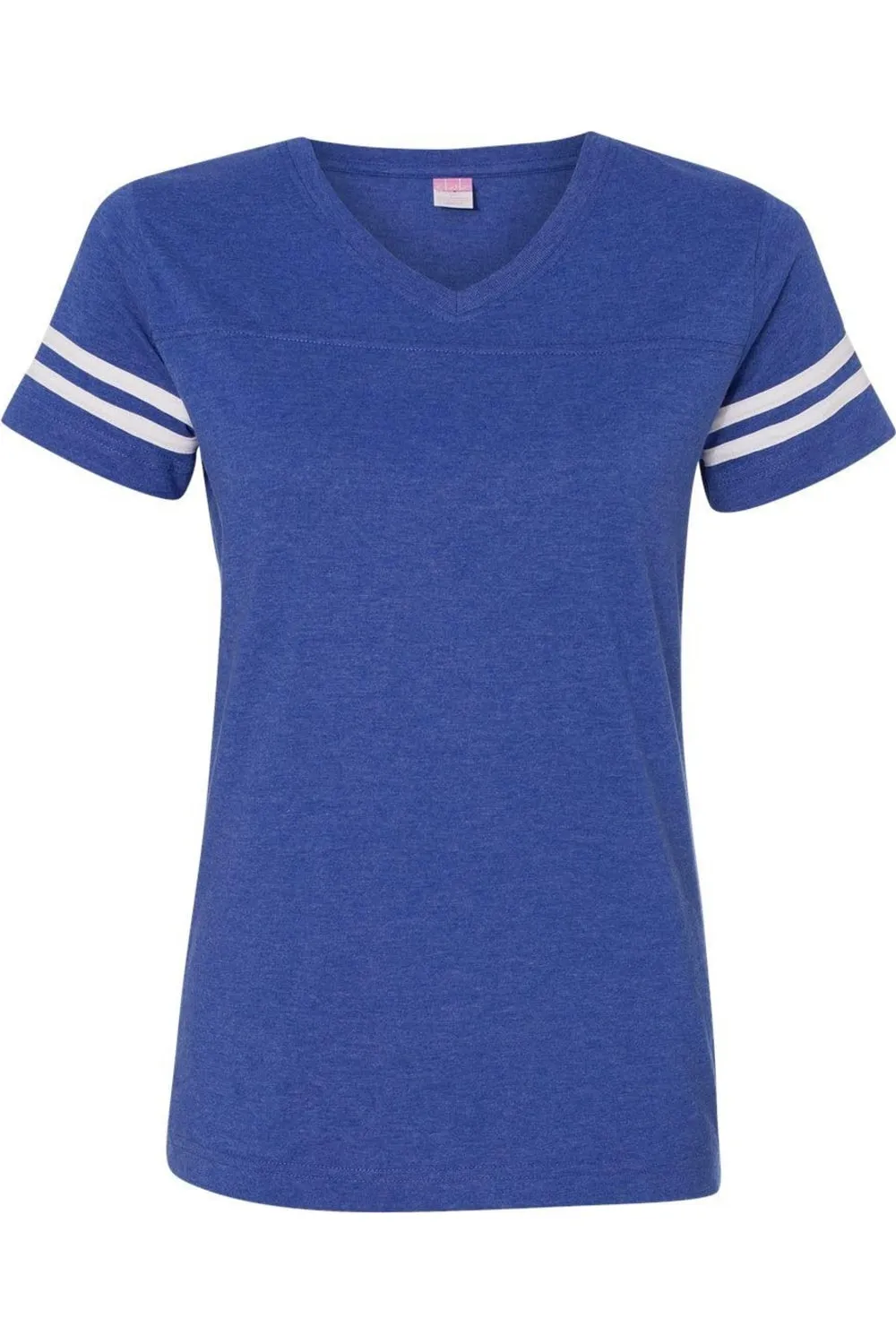 LAT Women´s Football V-Neck Fine Jersey Tee