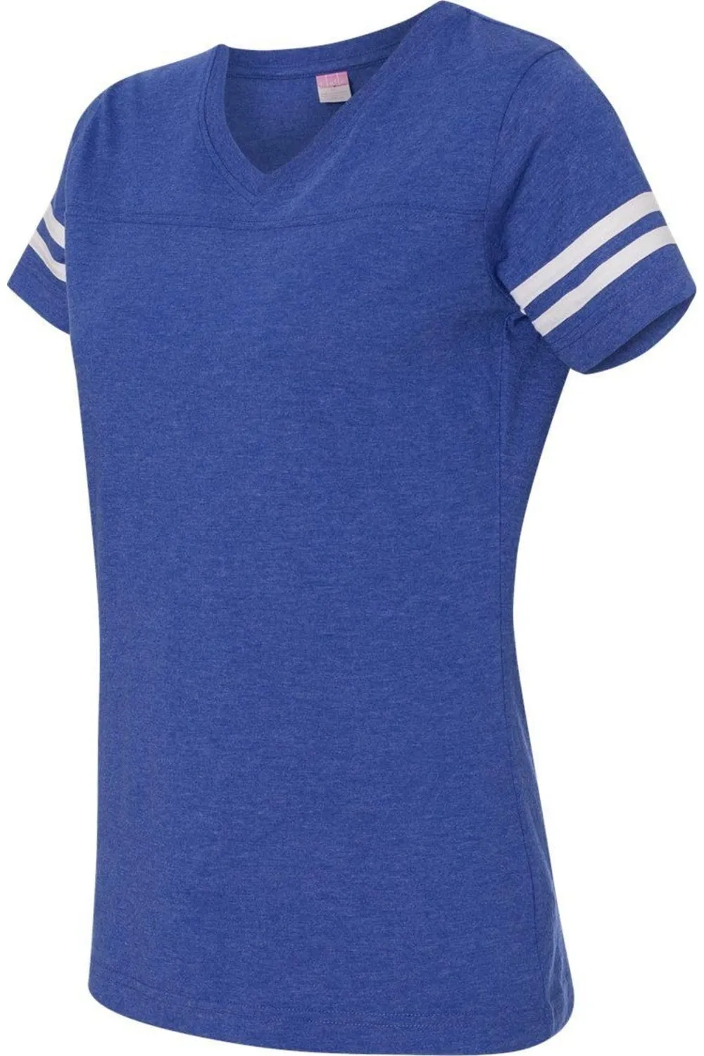 LAT Women´s Football V-Neck Fine Jersey Tee