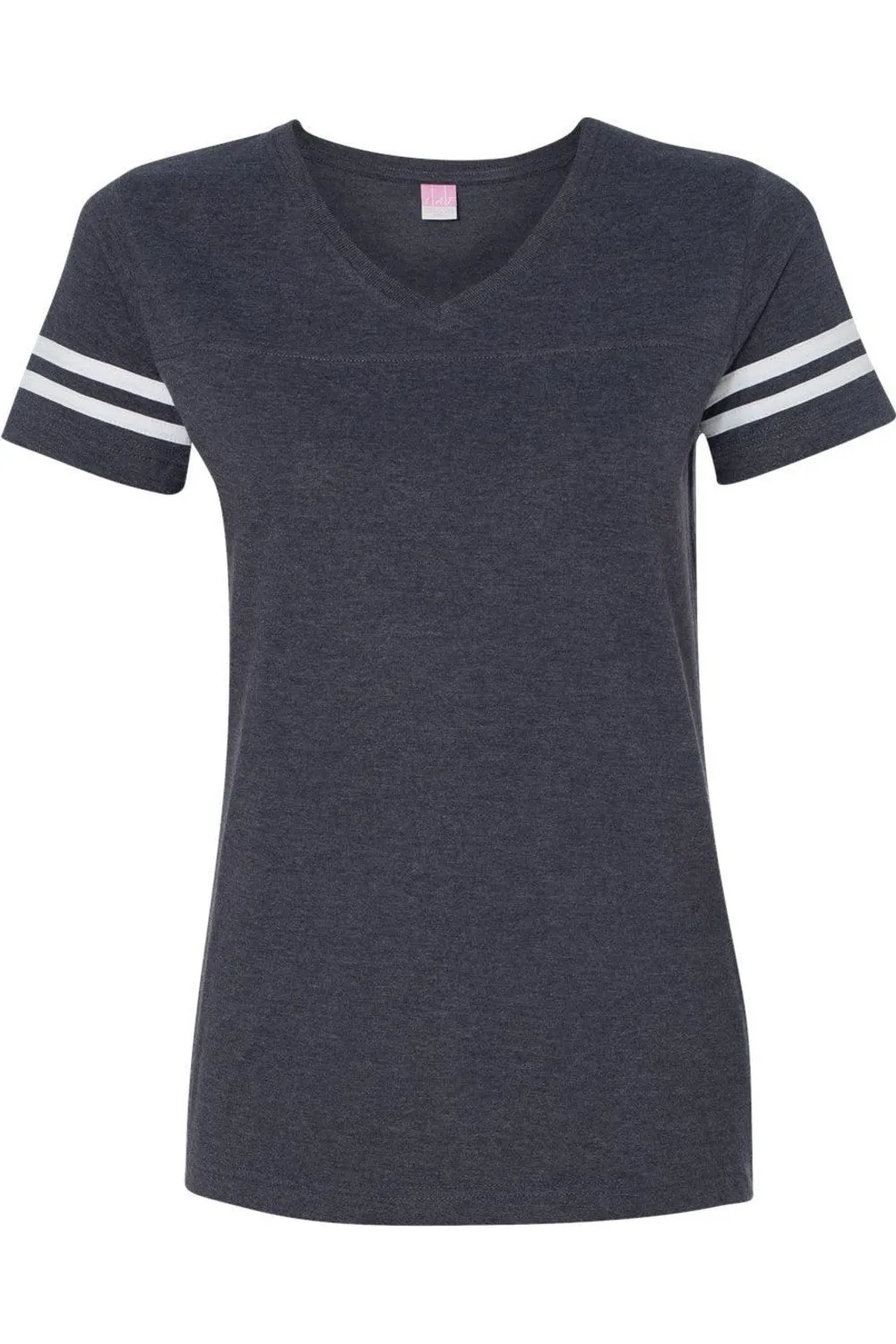 LAT Women´s Football V-Neck Fine Jersey Tee