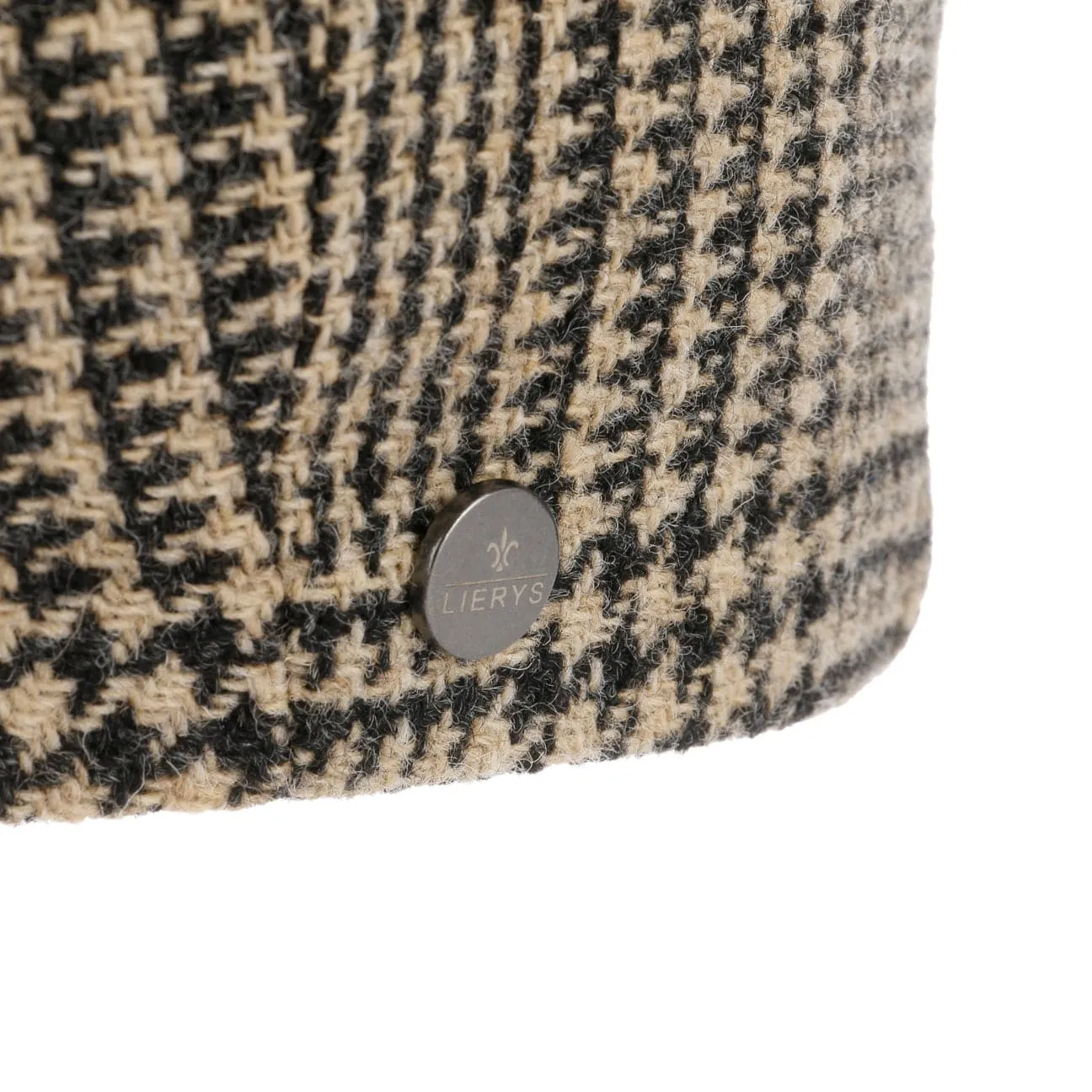Lierys Accessories Sendago Houndstooth Newsboy Cap by Lierys