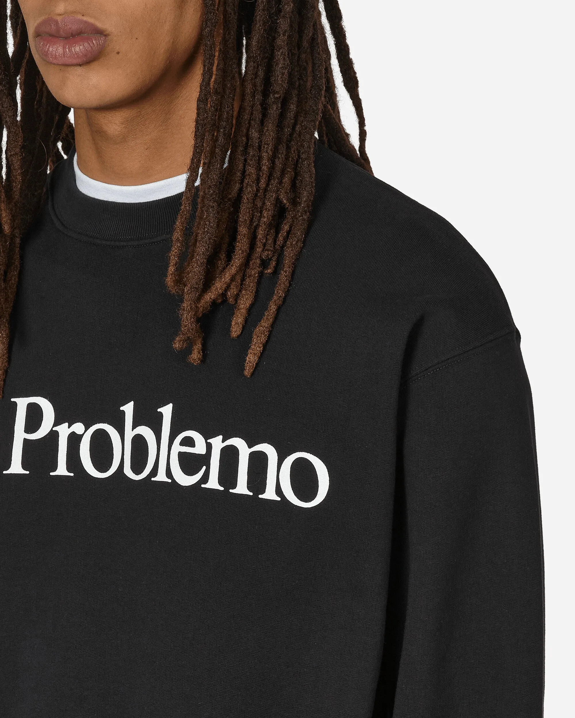 Logo Crewneck Sweatshirt Black