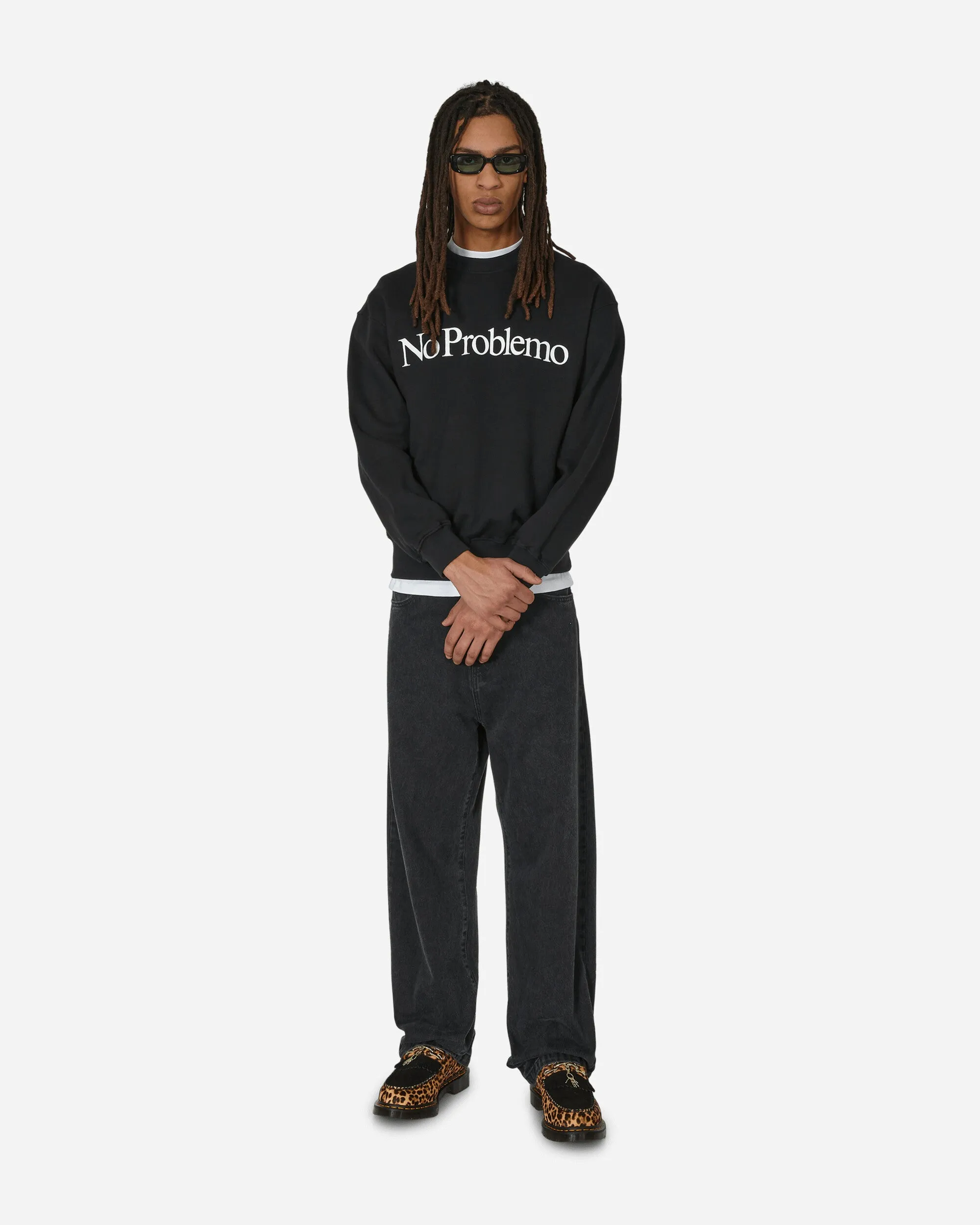 Logo Crewneck Sweatshirt Black