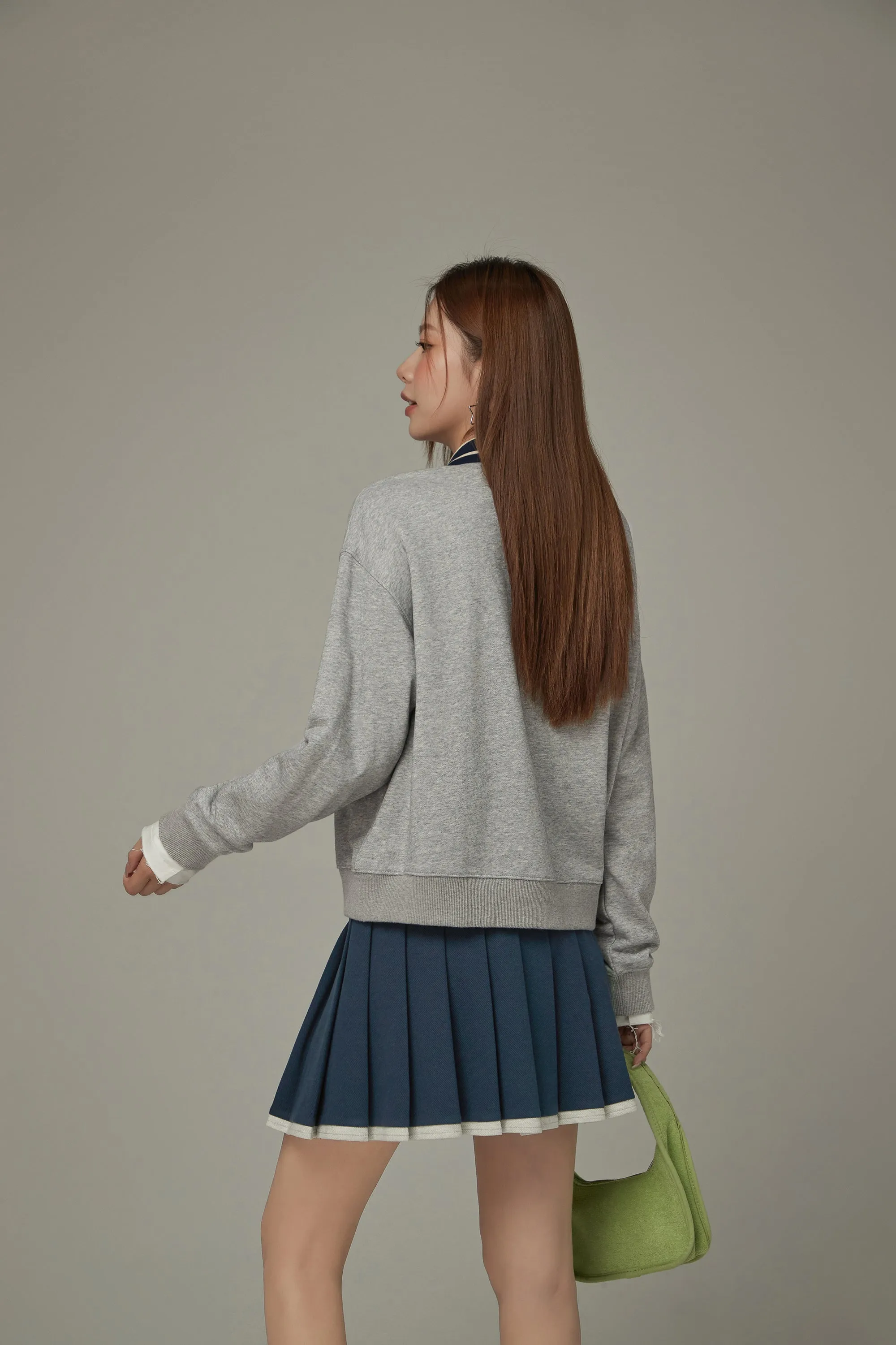 Logo Half Zip Up Sweatshirt