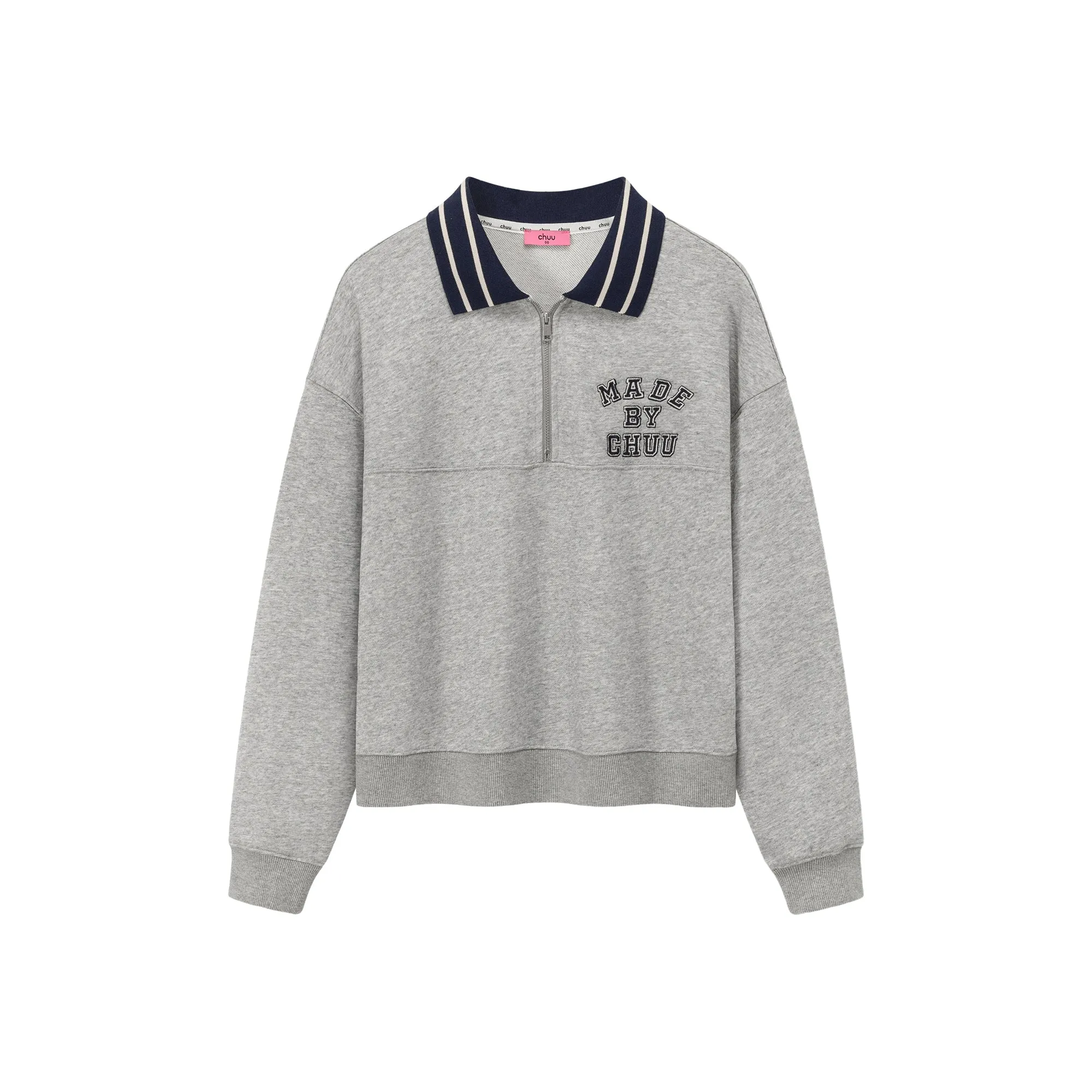 Logo Half Zip Up Sweatshirt