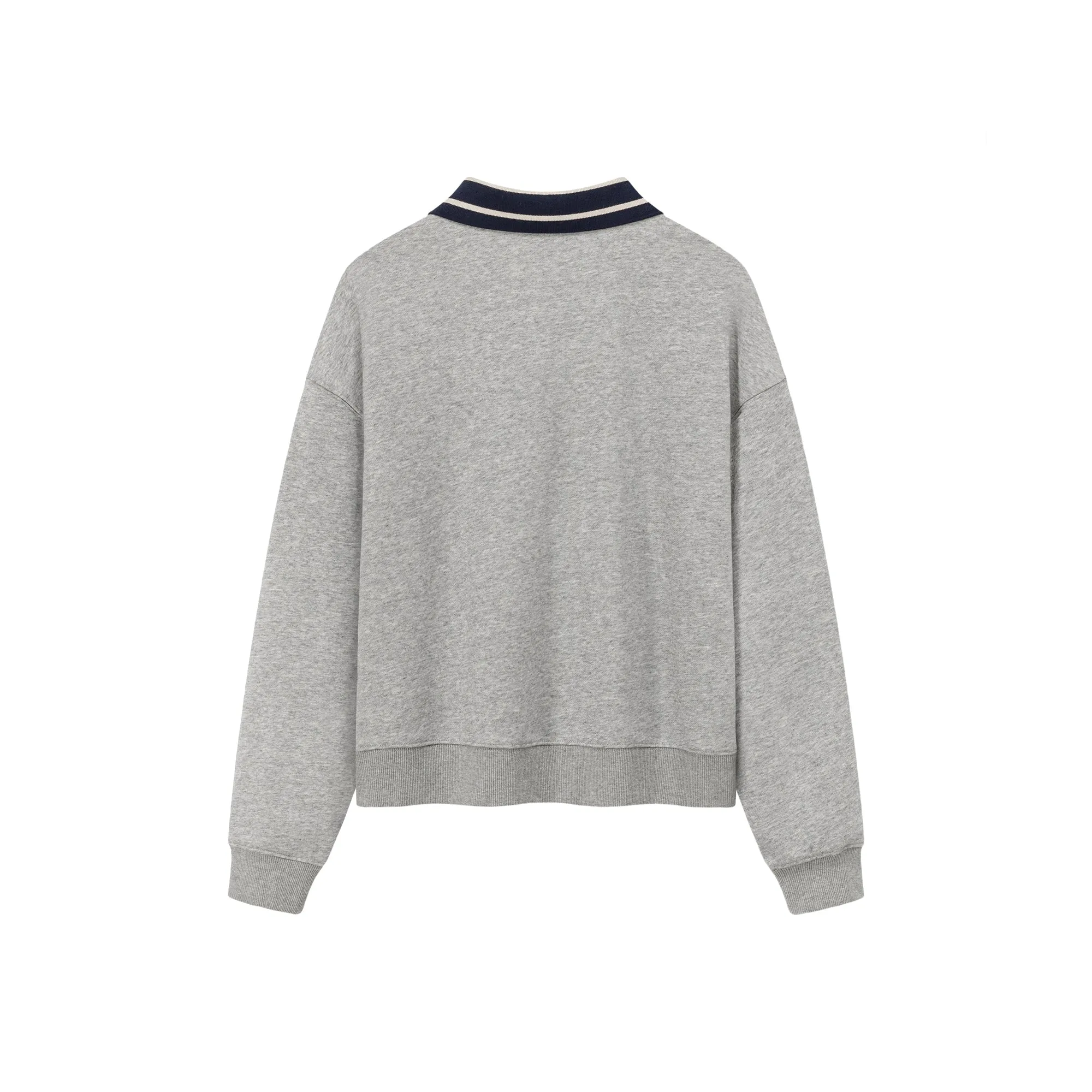 Logo Half Zip Up Sweatshirt