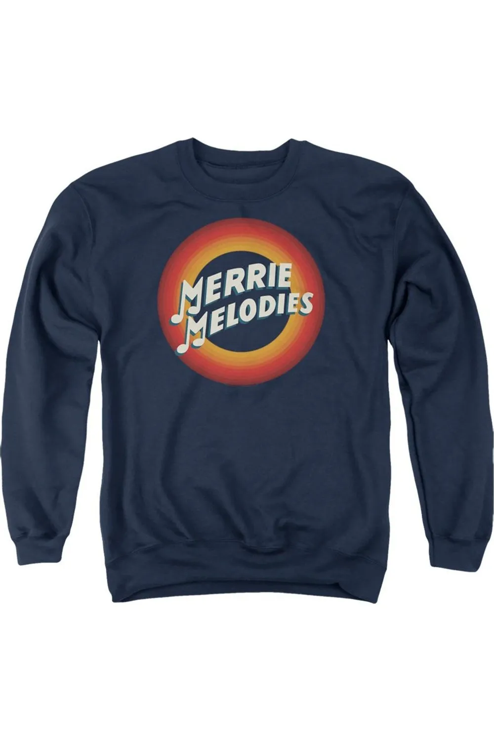 Looney Tunes Merrie Logo Adult Crewneck Sweatshirt