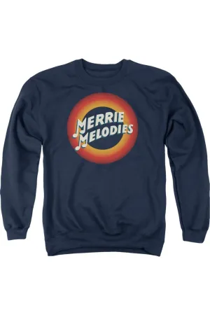 Looney Tunes Merrie Logo Adult Crewneck Sweatshirt