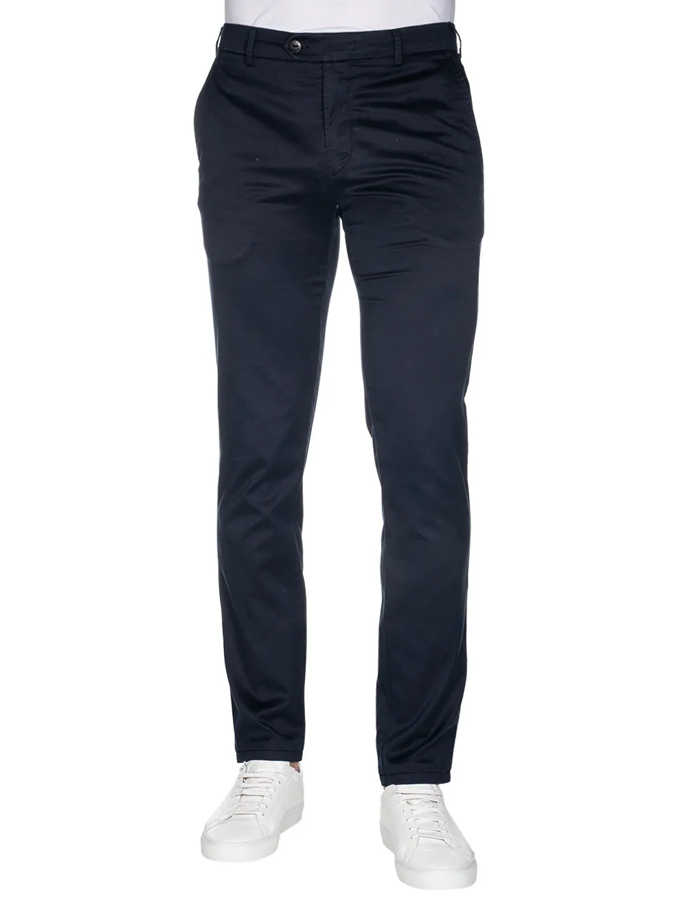 Lupus Sea Island Cotton Chino Navy