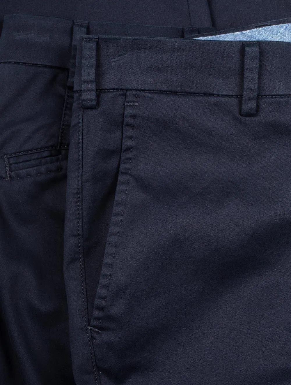 Lupus Sea Island Cotton Chino Navy