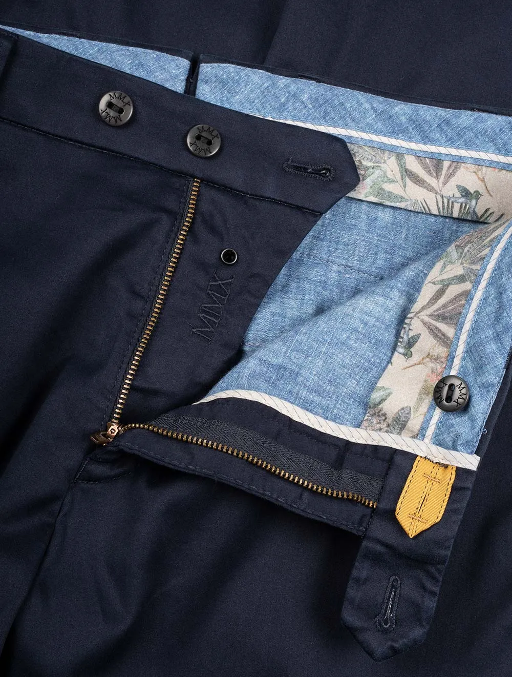 Lupus Sea Island Cotton Chino Navy
