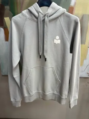 Malibu Hoodie Jacket In Light Blue/ecru