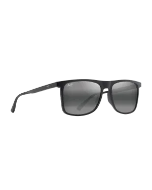 Maui Jim Sunglasses Makamae Polarised Sunglasses in Matte Black & Neutral Grey
