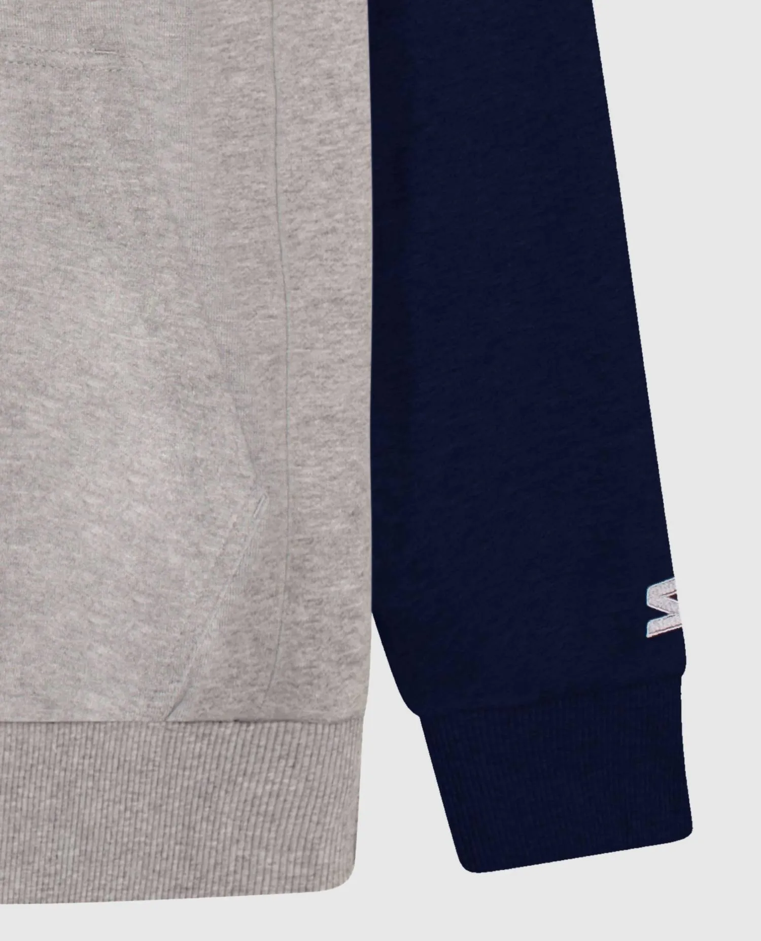 Men's Dallas Cowboys Front Zip-Pocket Hoodie In Grey