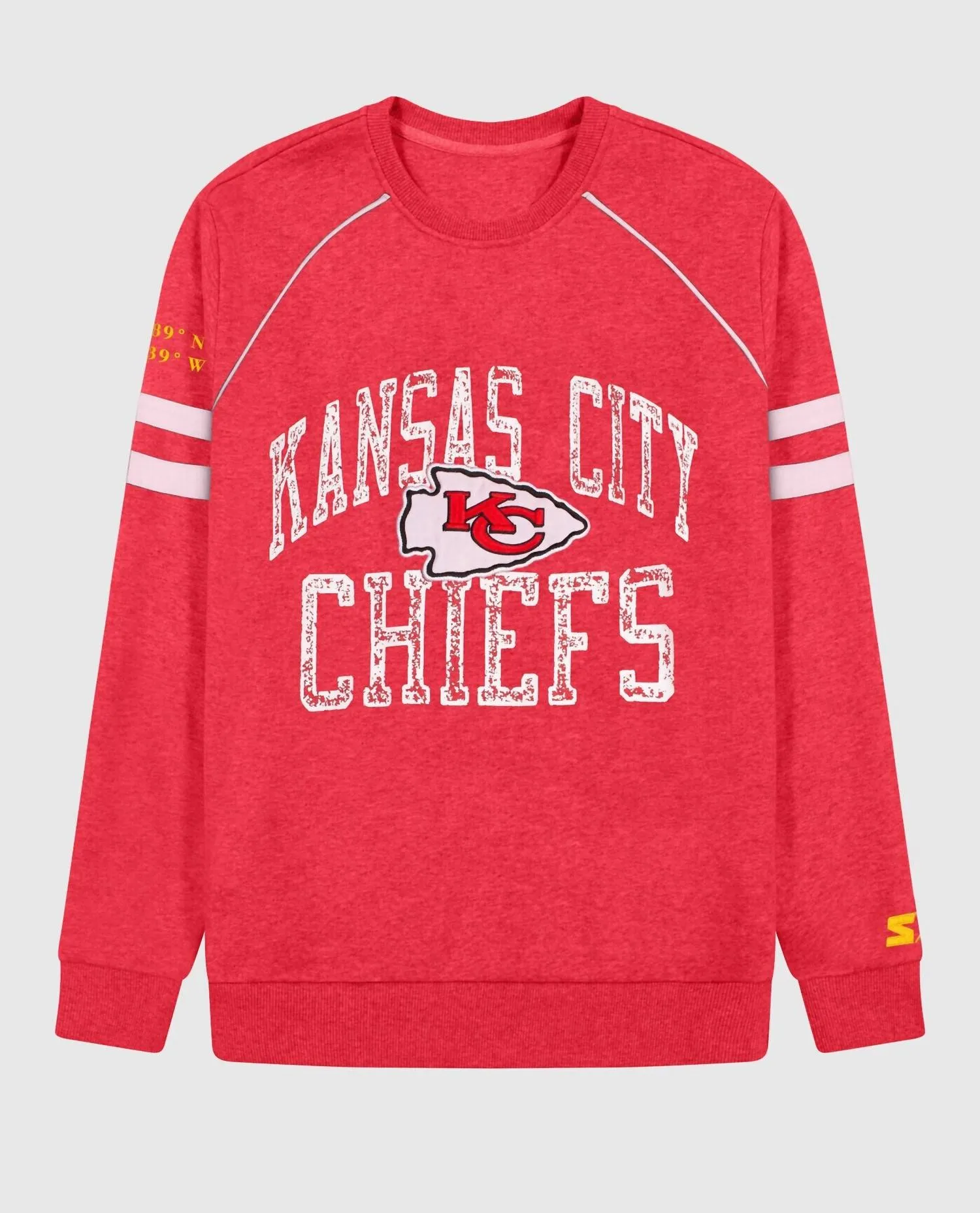 Men's Kansas City Chiefs Crew Neck Sweatshirt In Red