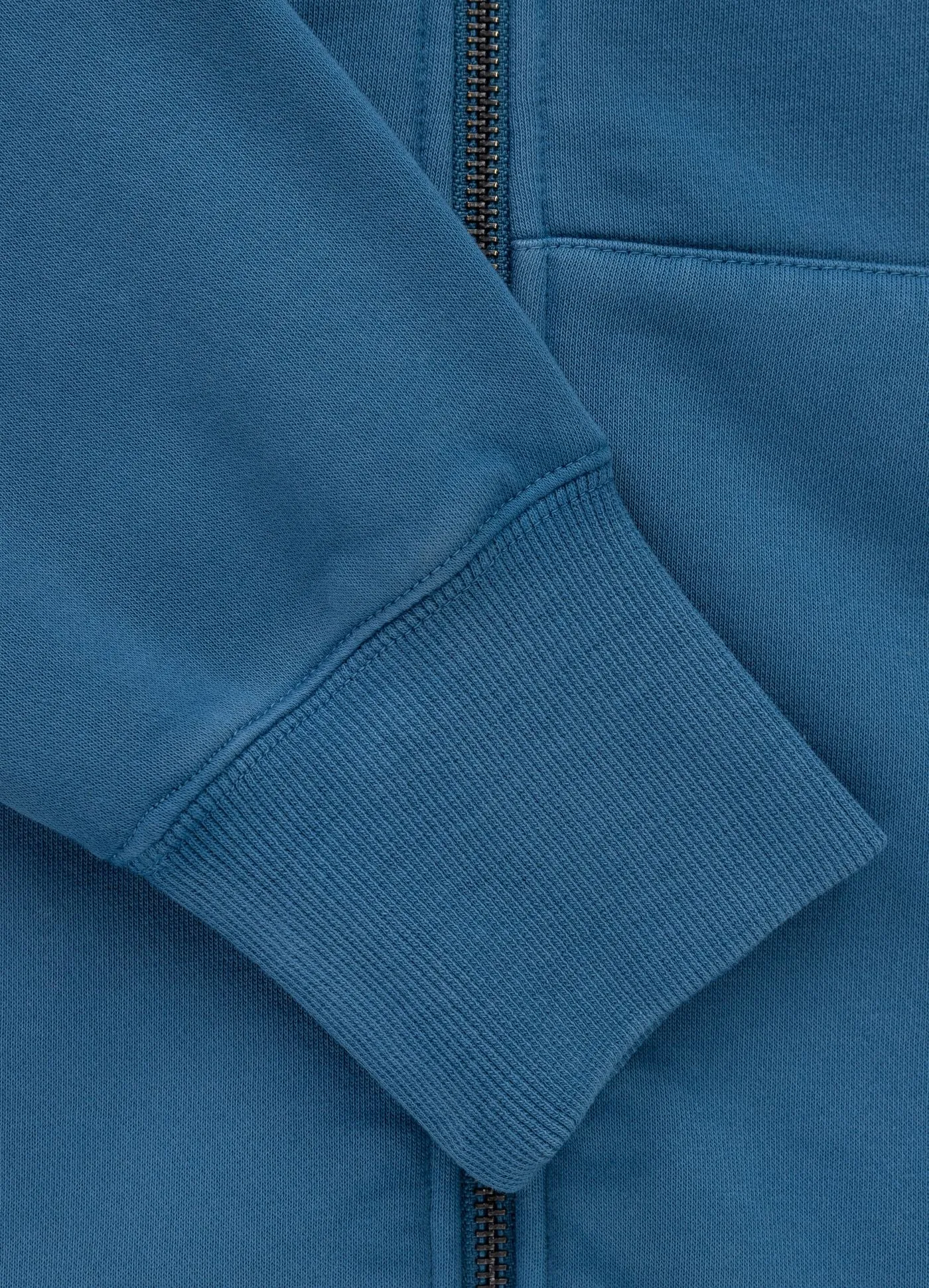 Men's Zip-up hoodie Washed Lancaster II - Shade blue