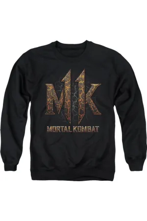 Mortal Kombat 11 Mk11 Lava Adult Crewneck Sweatshirt