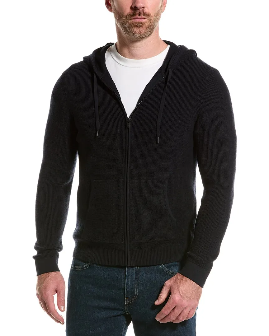 NAADAM Waffle Cashmere-Blend Zip Hoodie