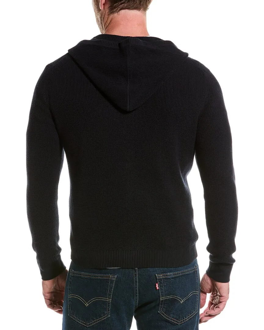 NAADAM Waffle Cashmere-Blend Zip Hoodie
