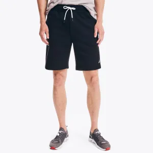 Nautica Men's 9" J-Class Fleece Short True Black Nautica