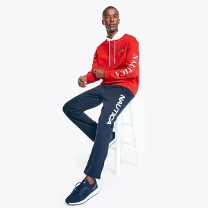 Nautica Men's Logo Fleece Sweatpant Navy Nautica