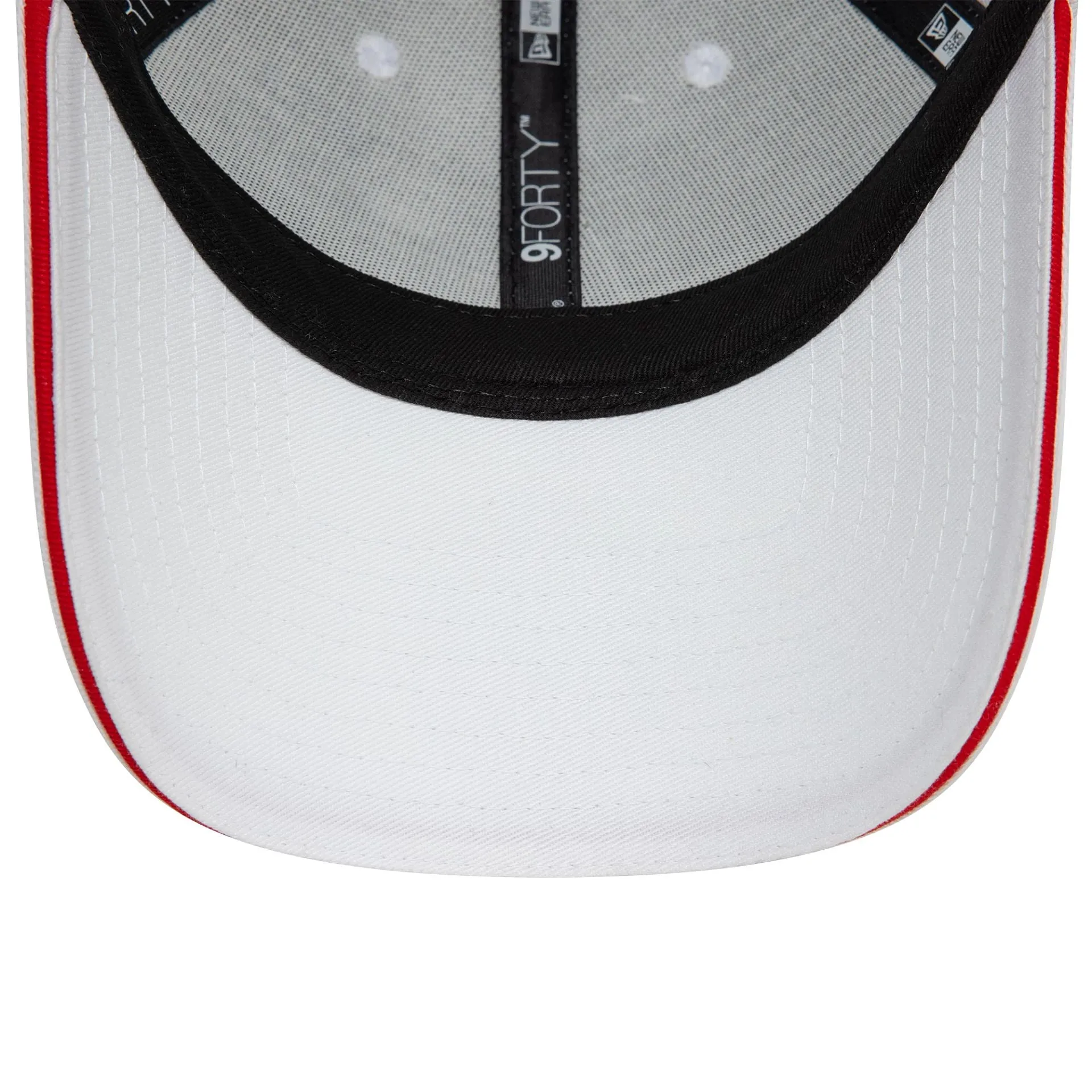 New Era 9forty Caps Visa Cash App Racing Bulls Flawless White 9FORTY Adjustable Cap
