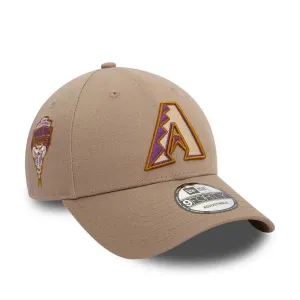 New Era Caps NEW ERA 9FORTY ARIZONA DIAMONDBACKS INAUGURAL SEASON 1998 ASH BROWN CAP