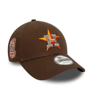 New Era Caps NEW ERA 9FORTY HOUSTON ASTROS 50TH ANNIVERSARY WALNUT CAP