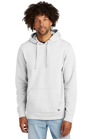 New Era Mens Comeback Fleece Hooded Sweatshirt Hoodie w/ Pouch Pocket - Ash Grey