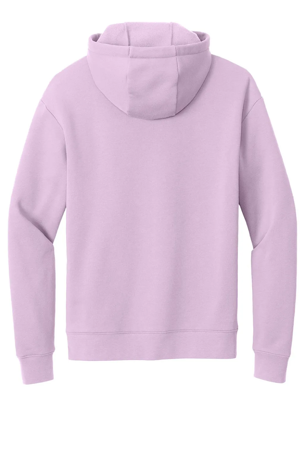 New Era Mens Heritage Fleece Hooded Sweatshirt Hoodie w/ Pouch Pocket - Lavender Purple