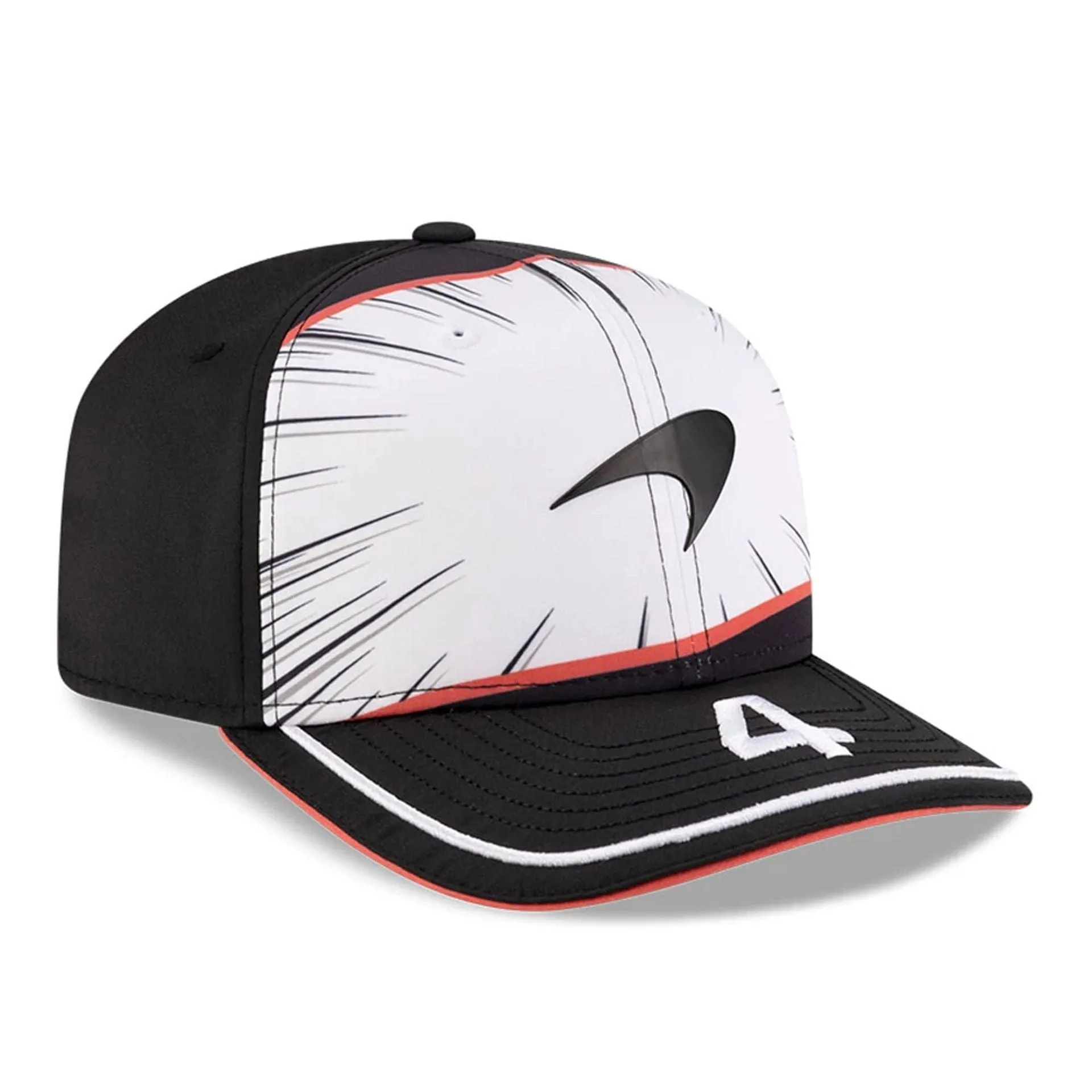 New Era Snapback Caps McLaren Racing Lando Norris Replica Japan Race Special Black 9SEVENTY Stretch Snap Adjustable Cap