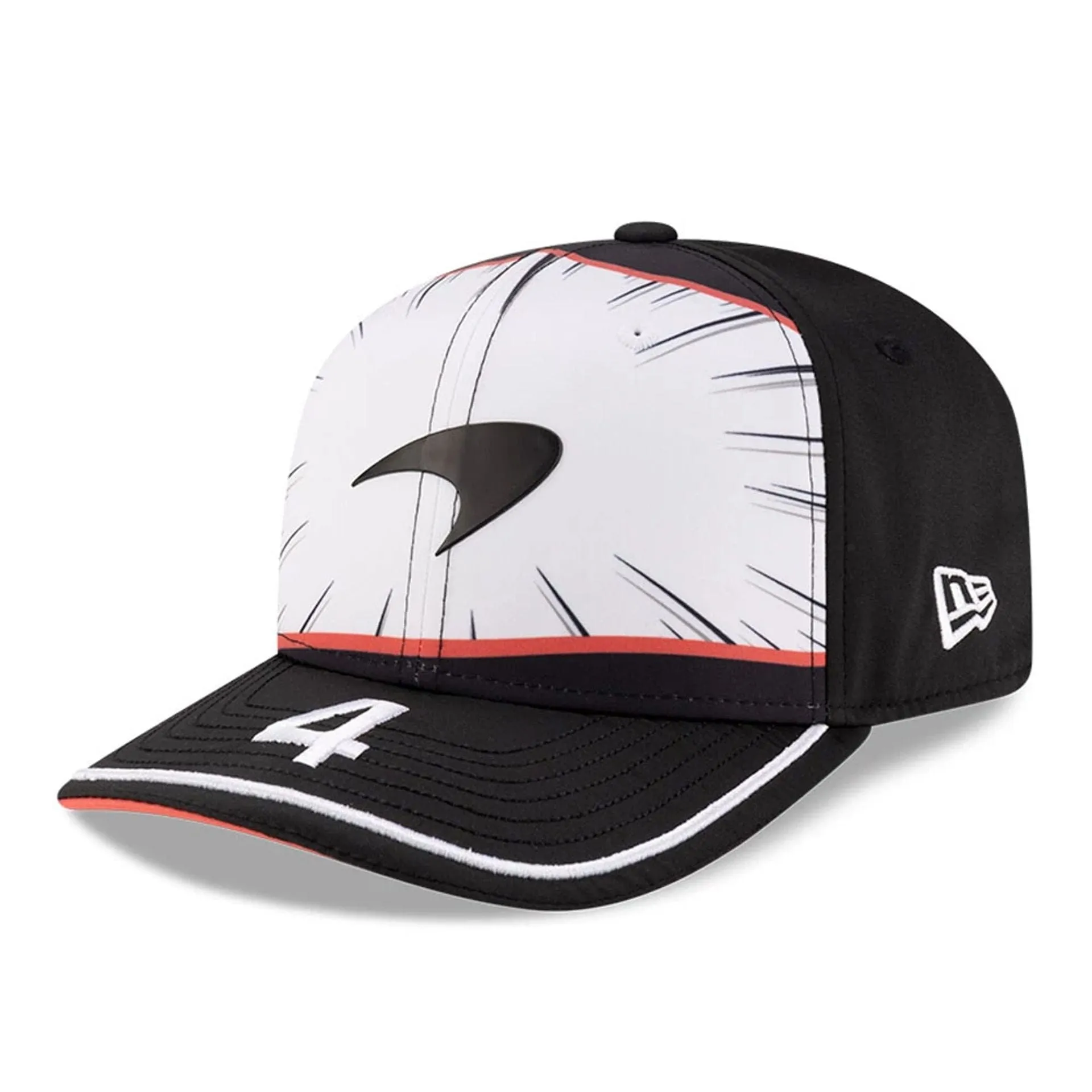 New Era Snapback Caps McLaren Racing Lando Norris Replica Japan Race Special Black 9SEVENTY Stretch Snap Adjustable Cap