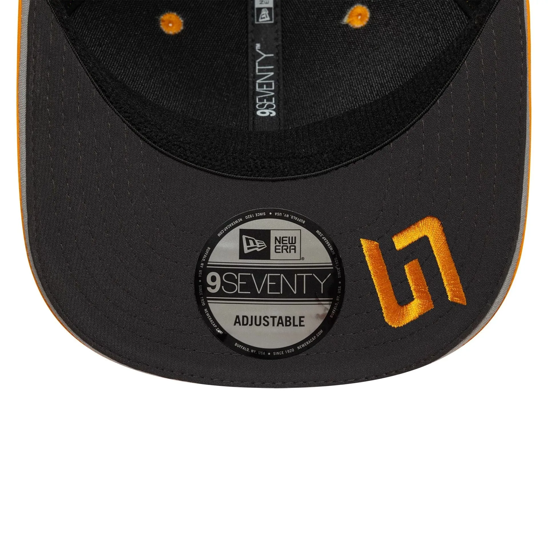 New Era Snapback Caps McLaren Racing Replica Lando Norris Orange 9SEVENTY Stretch Snap Adjustable Cap