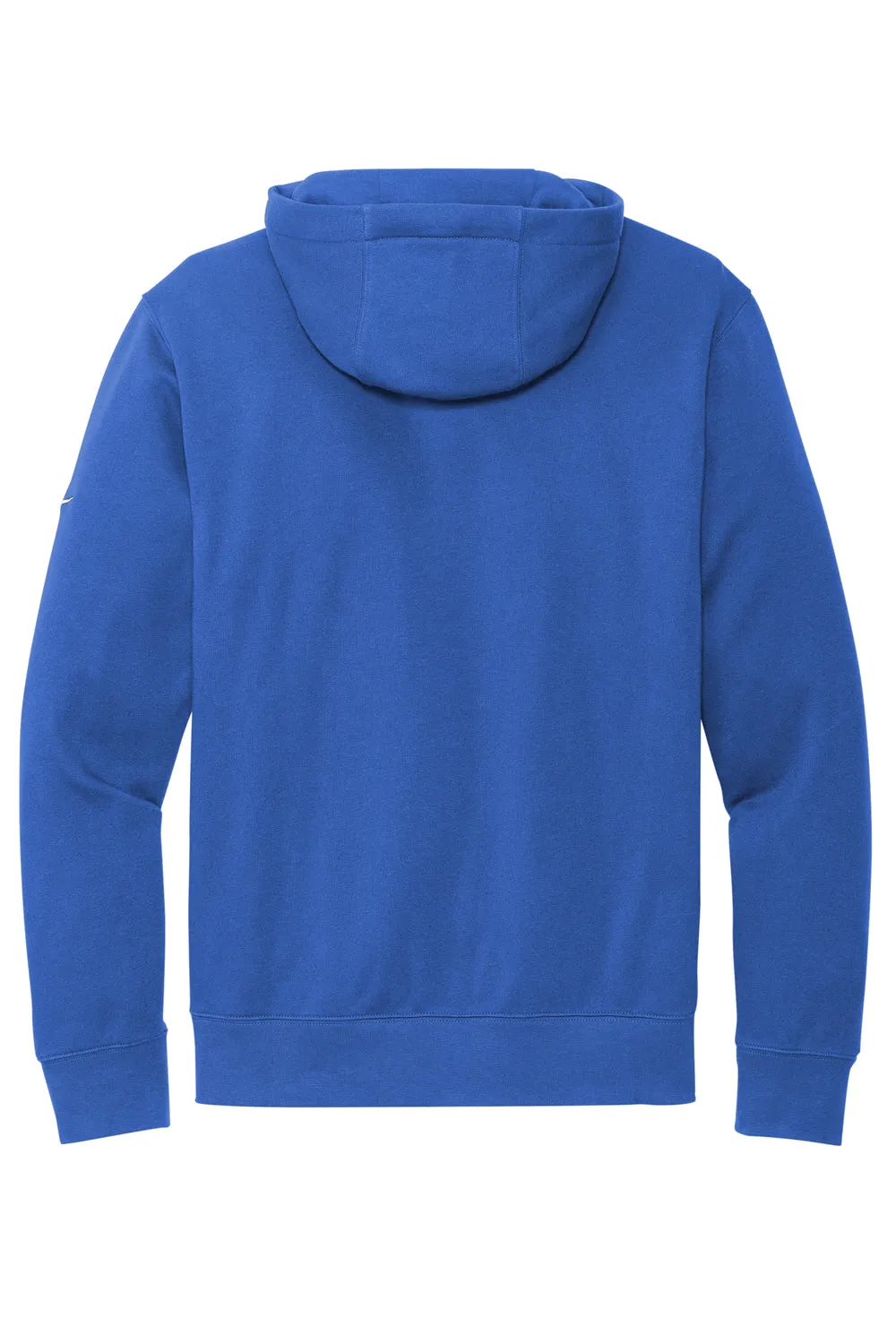 Nike Mens Club Fleece Hooded Sweatshirt Hoodie w/ Pouch Pocket - Game Royal Blue