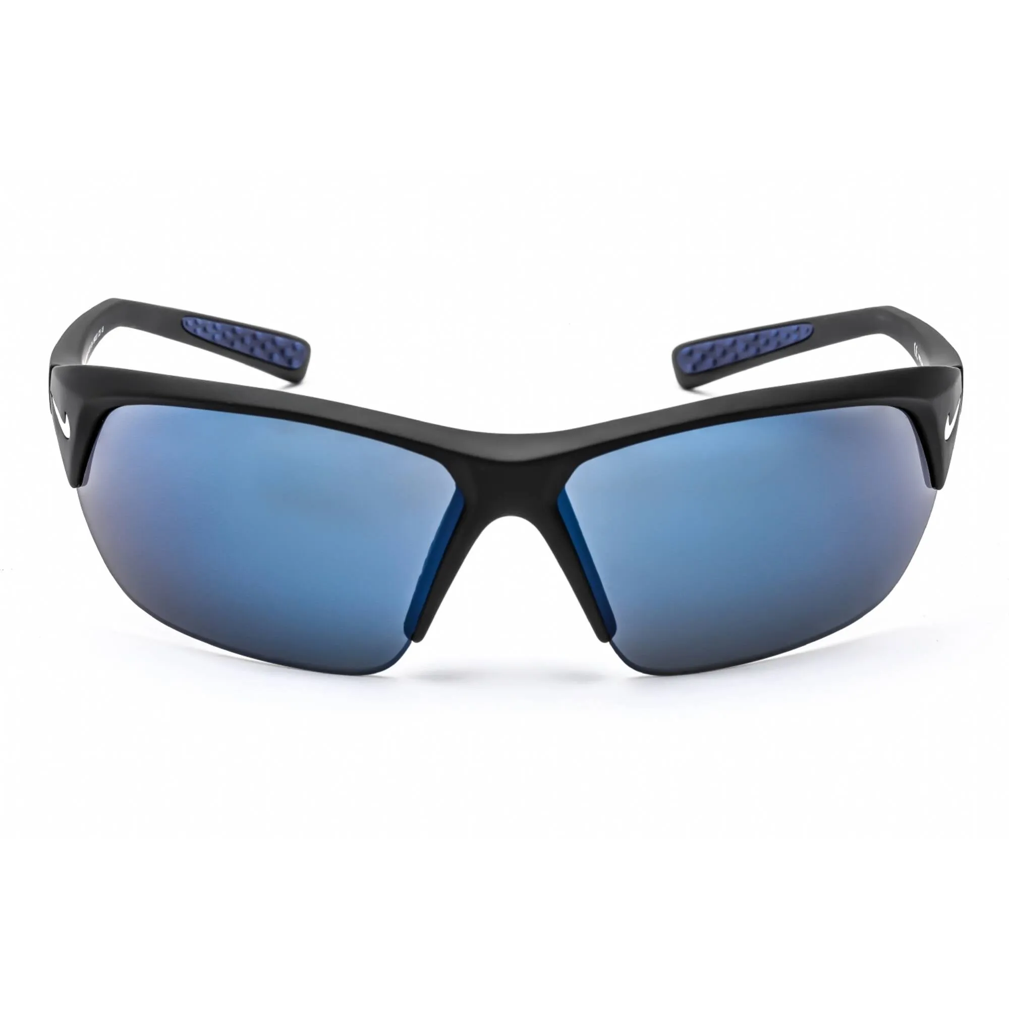 Nike Men's Sunglasses - Matte Black Plastic Half Rim Frame | SKYLON ACE EV1125 014 Nike Sunglasses