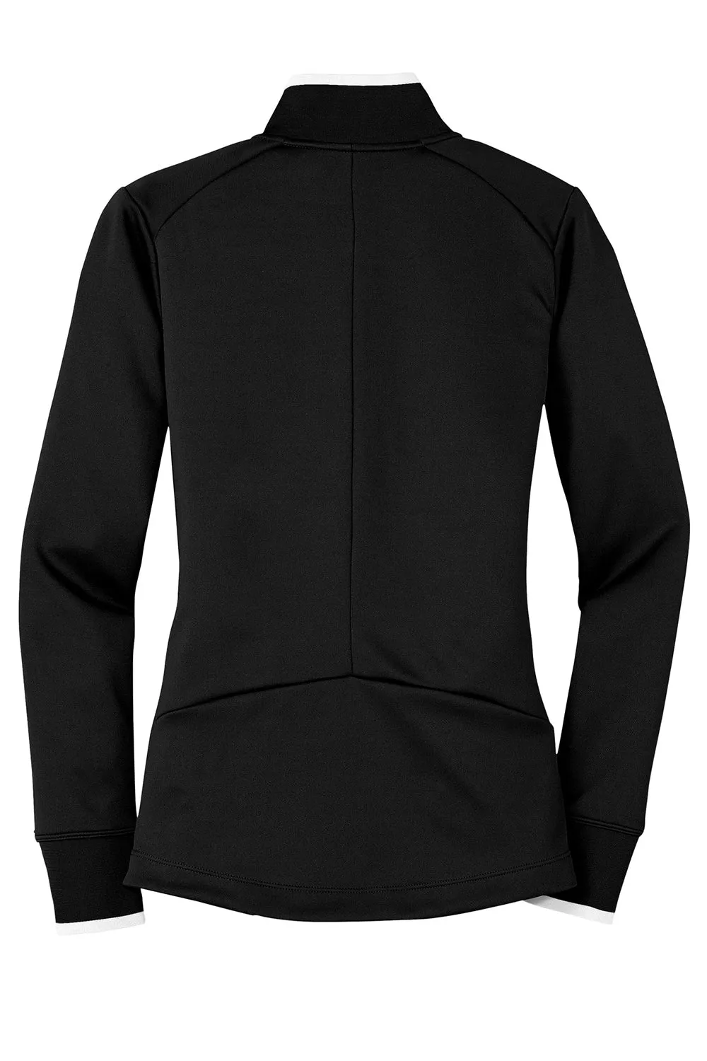 Nike Womens Dri-Fit Moisture Wicking 1/4 Zip Sweatshirt - Black/White