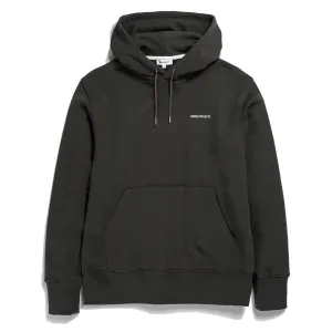 Norse Projects Arne Logo Hoodie Beech Green