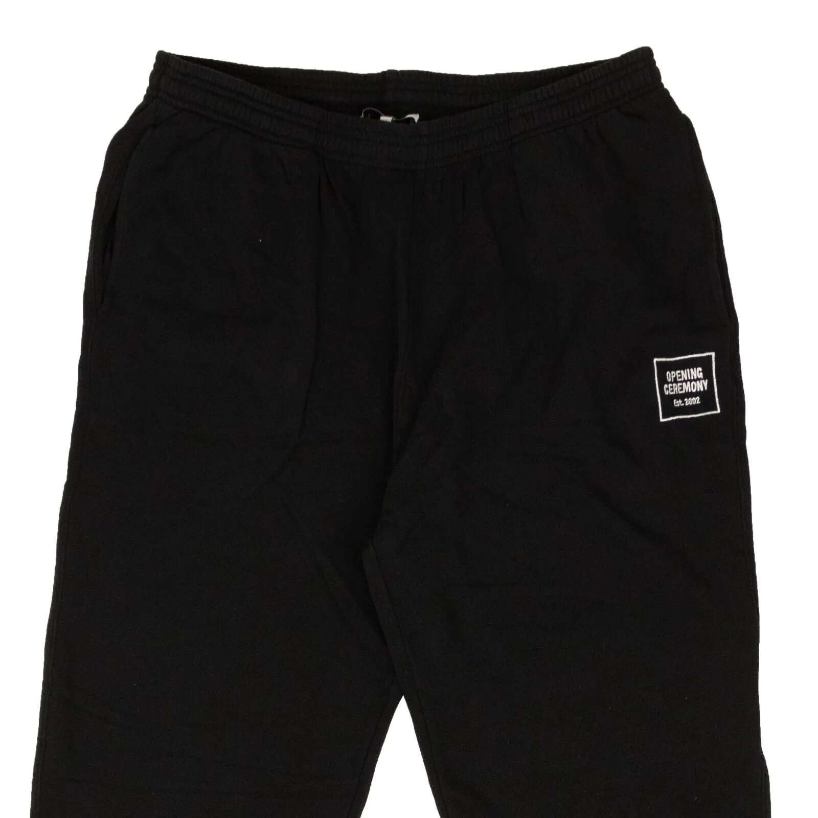 OPENING CEREMONY Black Mini Box Logo Sweatpants